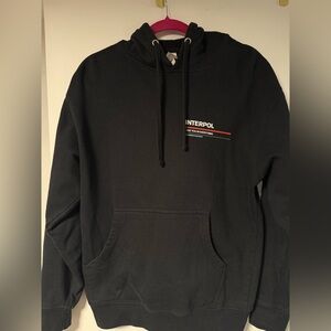 Interpol Band - Black Hoodie, Unisex. Size M.